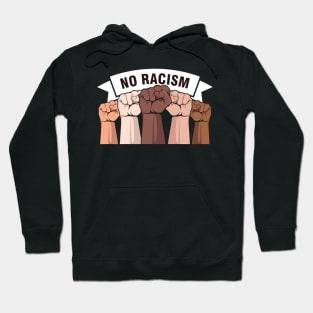 stop racism we are all humans Hoodie